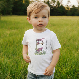 Camiseta De Bebé Pequeñas Abejas Pollinizadoras Personalizadas