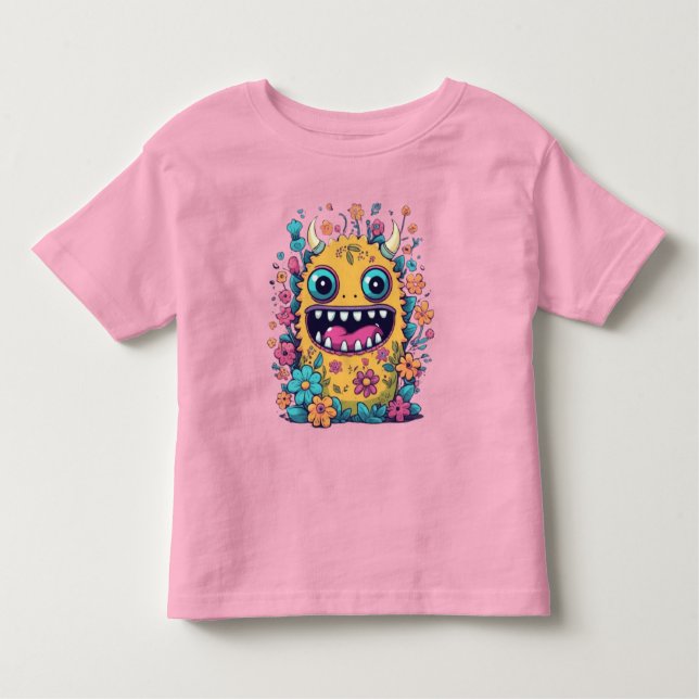 Camiseta De Bebé Pequeñas ideas de regalo de monstruo (Anverso)