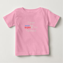 Camiseta De Bebé Pequenas niñas operadoras de radioaficionadas babe