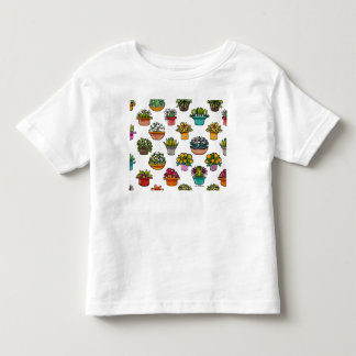 Camiseta De Bebé Pequeñas Plantas en Macetas