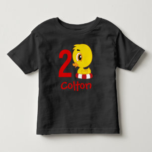 Camiseta De Bebé Pequeño animal lindo personalizado del anadón del
