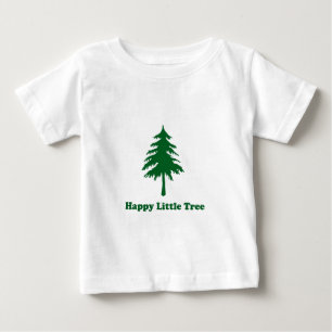 Camiseta De Bebé Pequeño árbol feliz