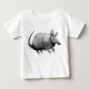 Camiseta De Bebé Pequeño Armadillo de Texas - Glaze