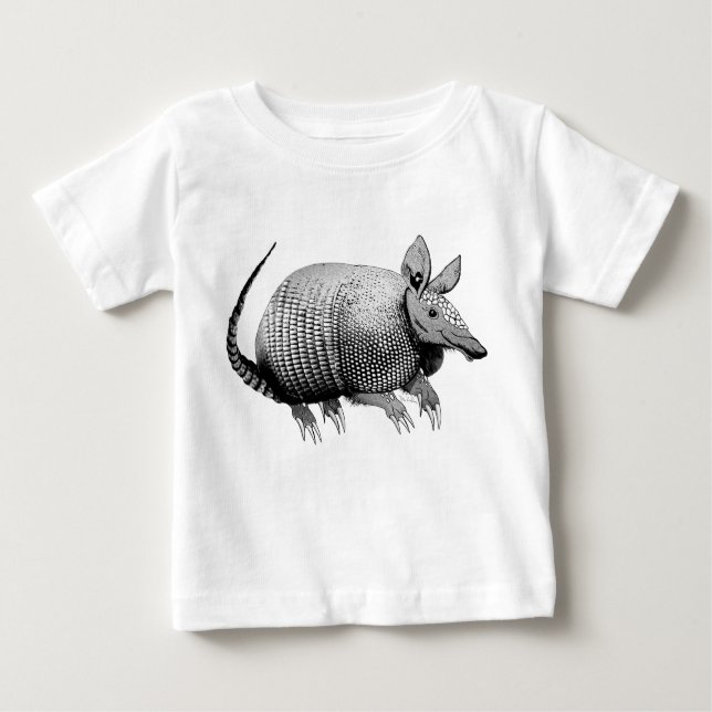 Camiseta De Bebé Pequeño Armadillo de Texas - Glaze (Anverso)
