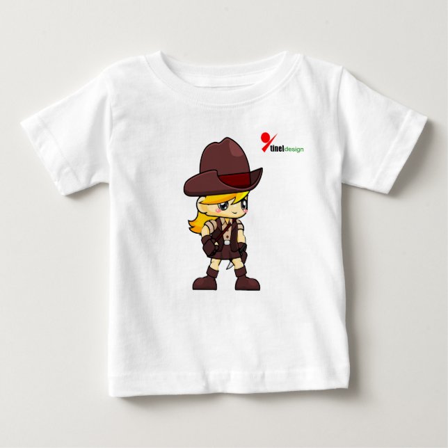 Camiseta De Bebé Pequeño aventurero bebé camiseta (Anverso)