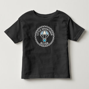 Camiseta De Bebé  Pequeño aventurero con paracaídas y estrella mono