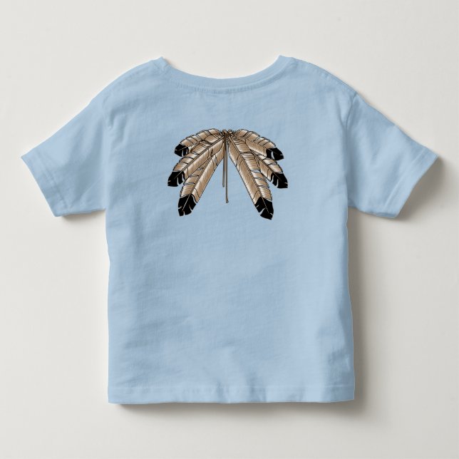 Camiseta De Bebé Pequeño bebé jefe de las primeras naciones de Tee (Reverso)
