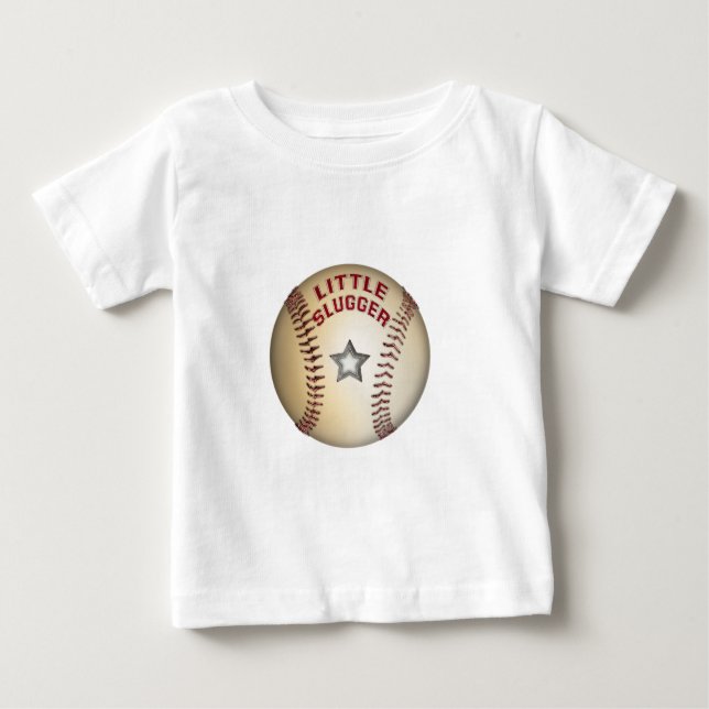 Camiseta De Bebé Pequeño béisbol del bateador (Anverso)