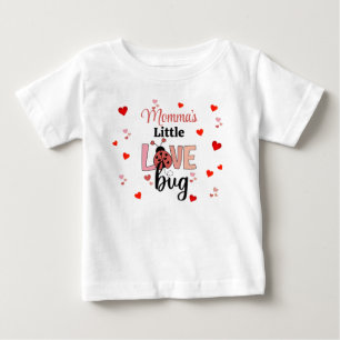 Camiseta De Bebé Pequeño Bicho del Amor de Mamá