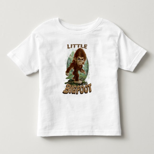 Camiseta De Bebé Pequeño Bigfoot (Anverso)