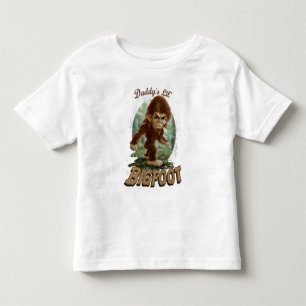 Camiseta De Bebé Pequeño Bigfoot del papá
