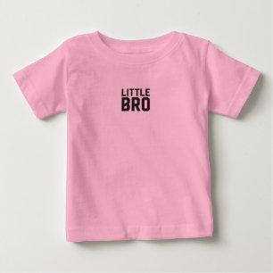 Camiseta De Bebé Pequeño Bro Toddler Tee - Pequeños Pero Poderosos 