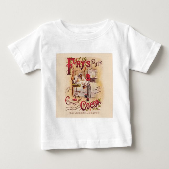 Camiseta De Bebé Pequeño cacao de capucha roja (Anverso)