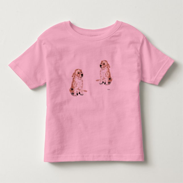 Camiseta De Bebé Pequeño camiseta: Labrador recuperador (Anverso)