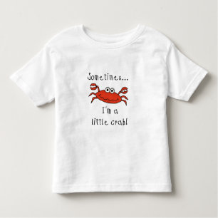 Camiseta De Bebé Pequeño cangrejo