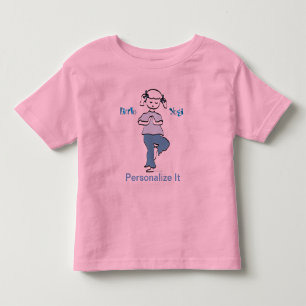 Camiseta De Bebé Pequeño Chica de yoga Tee Shirt