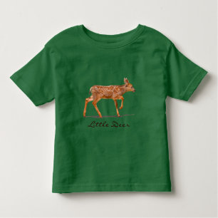 Camiseta De Bebé Pequeño ciervo lindo camina Fawn Willife Baby
