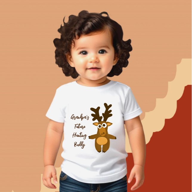Camiseta De Bebé Pequeño ciervo marrón (Subido por el creador)