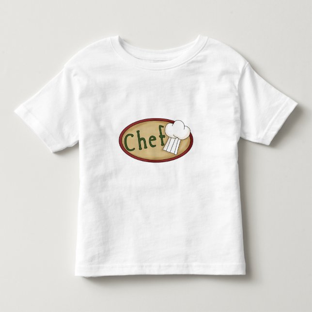 Camiseta De Bebé Pequeño cocinero (Anverso)