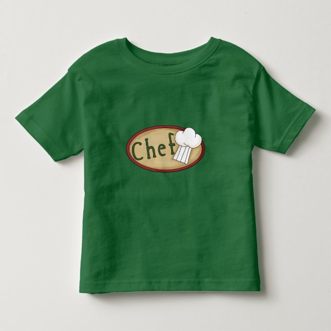 Camiseta De Bebé Pequeño cocinero (Anverso)