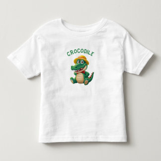 Camiseta De Bebé Pequeño cocodrilo gracioso