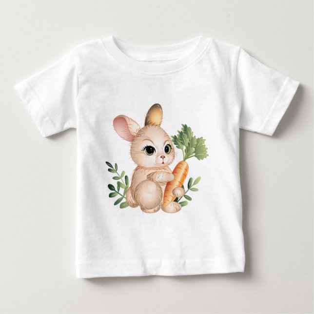 Camiseta De Bebé Pequeño conejito (Anverso)