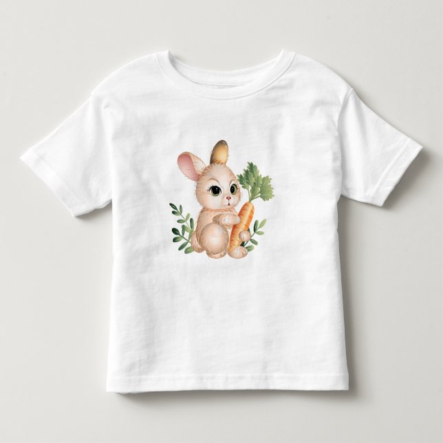 Camiseta De Bebé Pequeño conejito (Anverso)