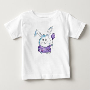 Camiseta De Bebé Pequeño conejito caprichoso