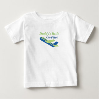 Camiseta De Bebé Pequeño copiloto de Daddys