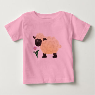 Camiseta De Bebé Pequeño Cordero Tutu Shirt