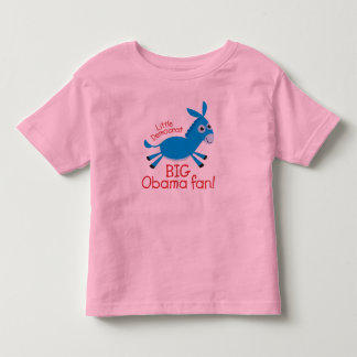 Camiseta De Bebé ¡Pequeño Demócrata - fan grande de Obama!