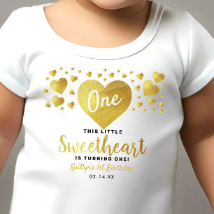 Camiseta De Bebé Pequeño Día de San Valentín Cumpleaños de cualquie