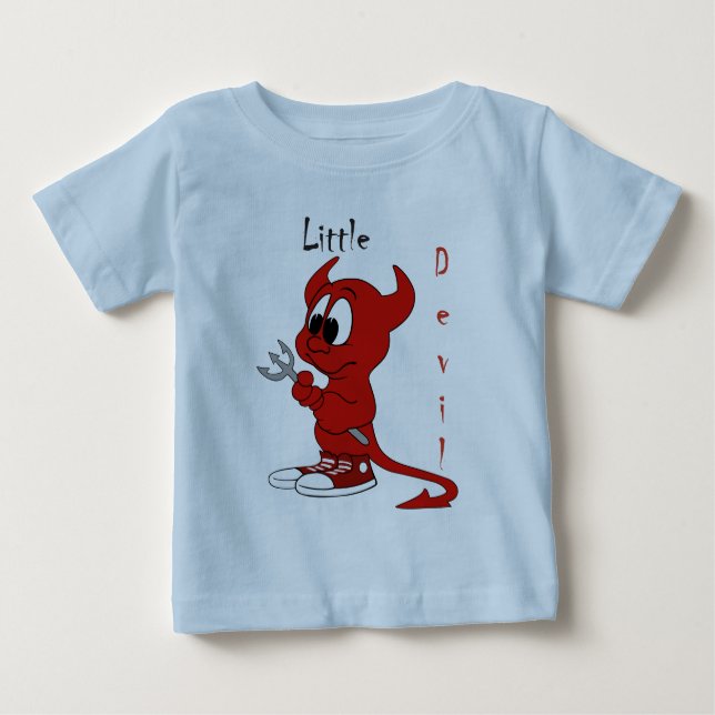 Camiseta De Bebé Pequeño diablo (Anverso)