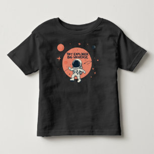 Camiseta De Bebé Pequeño Explorador: aventura espacial