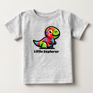 Camiseta De Bebé Pequeño Explorador de dinosaurios niño pequeño col