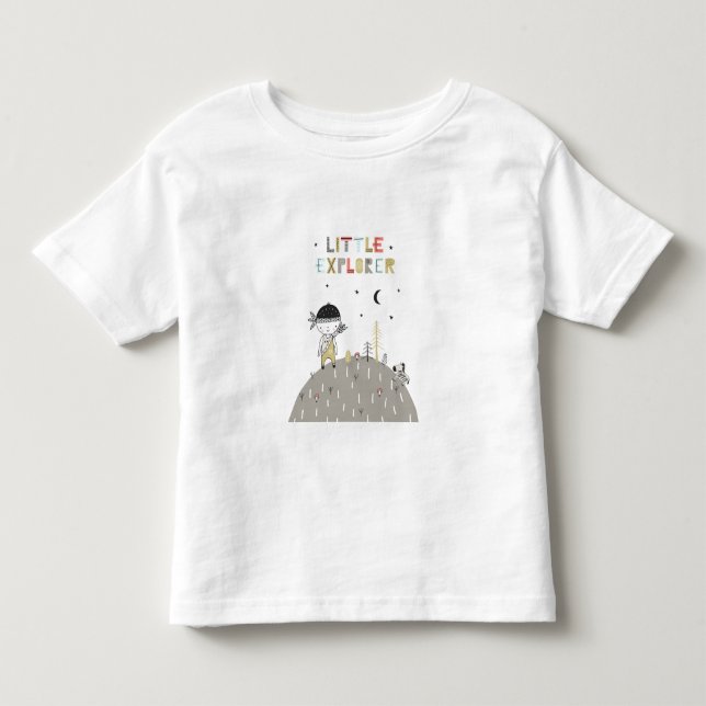Camiseta De Bebé Pequeño Explorador Escandinavo (Anverso)