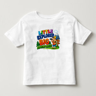 Camiseta De Bebé 🏕️ Pequeño Explorador Grandes Aventuras Camping I
