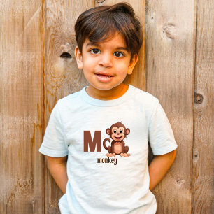 Camiseta De Bebé Pequeño Explorador M de Mono