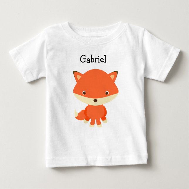 Camiseta De Bebé Pequeño Fox One Piece Baby Tee personalizado (Anverso)
