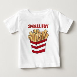 Camiseta De Bebé PEQUEÑO Fry Foodie Fries Francesas Papas comida rá