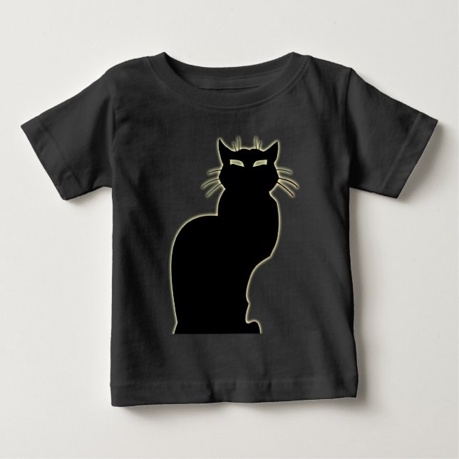 Camiseta De Bebé Pequeño gato Lover Hoodie Cat Art Baby Hoodies (Anverso)