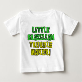Camiseta De Bebé Pequeño hacedor de problemas brasileños