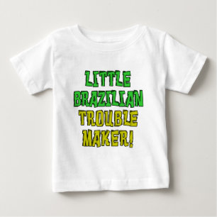 Camiseta De Bebé Pequeño hacedor de problemas brasileños