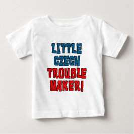 Camiseta De Bebé Pequeño hacedor de problemas checos