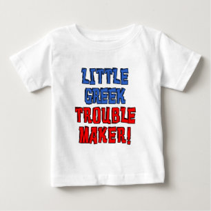 Camiseta De Bebé Pequeño hacedor de problemas griegos