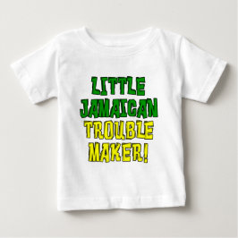 Camiseta De Bebé Pequeño hacedor de problemas jamaiquinos