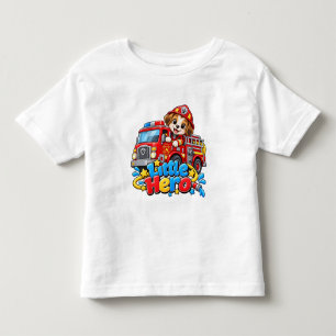 Camiseta De Bebé Pequeño héroe bombero (niño)