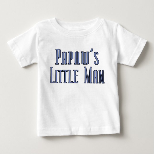 Camiseta De Bebé Pequeño hombre de Papaws (Anverso)