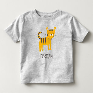 Camiseta De Bebé Pequeño Hombre   Tira de remolque de tigre