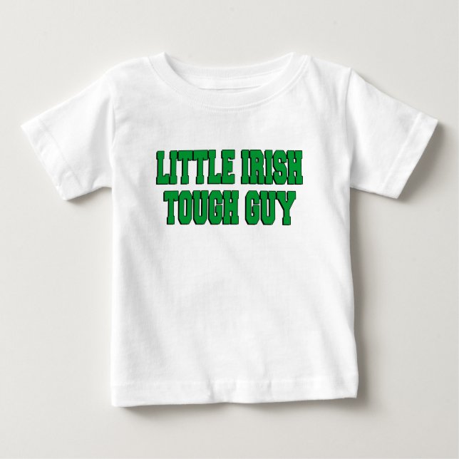 Camiseta De Bebé Pequeño irlandés duro (Anverso)